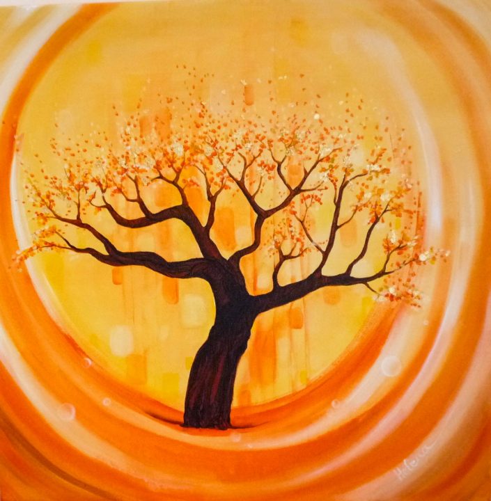 A painting of a money tree