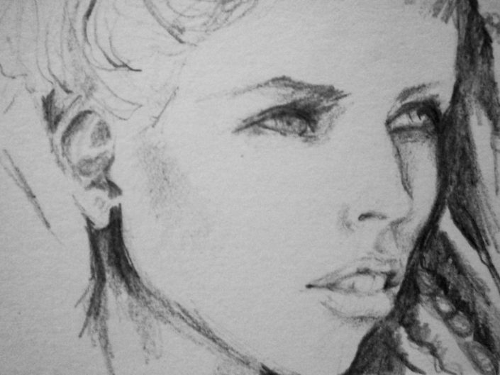 A sketch of a side profile